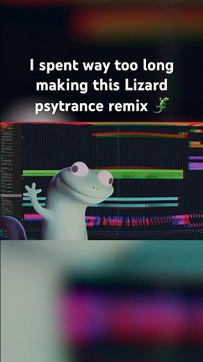 Lizard ‘Psytrance’ Remix #lizard #memes #psytrance #remix