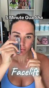 7.3K reactions · 4.4K shares | Save this video and get YOUR 5 minute facelift #guasha #facelift #5minutefacelift | Filterless Era | Facebook
