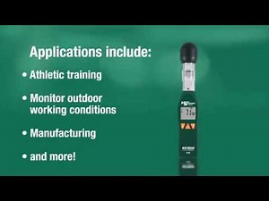 Extech HT30 Heat Stress WBGT Meter | Instrumart