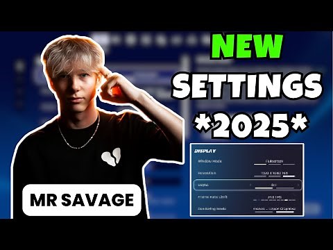 MrSavage *FINALLY* Reveals His NEW SECRET SETTINGS & SETUP! (2025)
