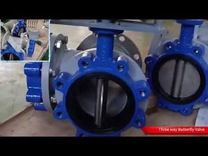 three way butterfly valve #butterflyvalve