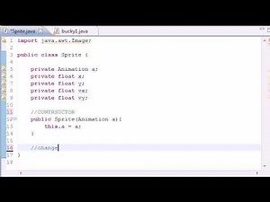 Java Game Development - 23 - Introduction to Sprites Video Lecture | How to create Games in Java - Gaming Development - Software Development