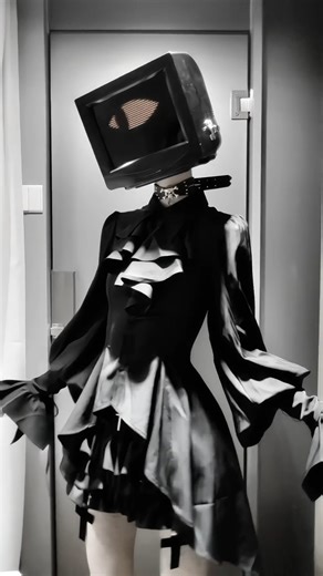 🖤🌑 Sharp lines and dark detailing define this Gothic Lolita coord, centered around an Ouji Lolita jabot shirt with a pointed foldover collar and long sleeves, paired with a layered mini skort finished with cross accents. A refined, dark look with a strong princely edge.🦇🕸️ ✨ Shirt ($62.00) — Shop here: https://www.devilinspired.com/danger-girl/black-ouji-lolita-jabot-pointed-foldover-collar-long-sleeves-shirt.html ✨ Mini Skort ($45.00) — Shop here: https://www.devilinspired.com/damn-girl/got