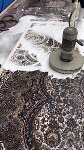 Floor handmade carpet cleaning work | AlKarim Ceiling Pvt Ltd.