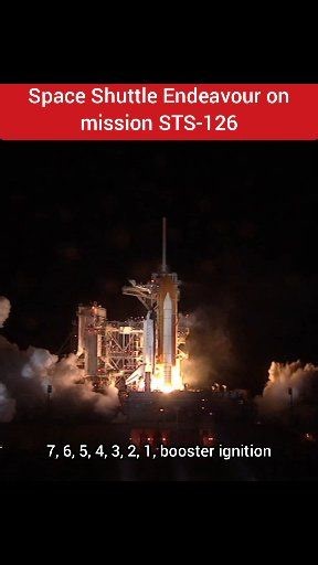 Space Shuttle Endeavour on mission STS-126, lifting off from Kennedy Space Center in November 2008. 🌍✨ This mission delivered vital equipment and supplies to the International Space Station (ISS), helping prepare it for longer stays and larger crews. With thunderous engines and a trail of fire, Endeavour began another historic journey that pushed human spaceflight forward. A true reminder of the golden era of the Space Shuttle program and humanity’s drive to explore beyond Earth. 🚀 📽️ Video c