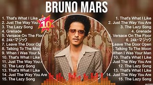 Bruno Mars Greatest Hits ~ OPM Music ~ Top 10 Hits of All Time