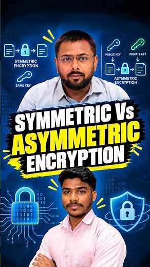 Symmetric Vs Asymmetric Encryption | Networking Mock Interview? #mock #interview