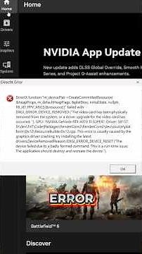 DirectX Error SOLVED for Battlefield 6! #directx #directxerror