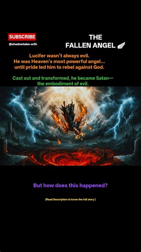 How Lucifer Became SATAN (Origin of Evil) #horror #creepy #lucifer #satan #angel #god