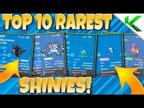 TOP 10 RAREST SHINIES IN BRICK BRONZE! - Pokemon Brick Bronze