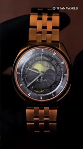 Titan Automatic Watch | Titan Stellar Watch | Moon Phase Watch | Titan Stellar Cupola Automatic