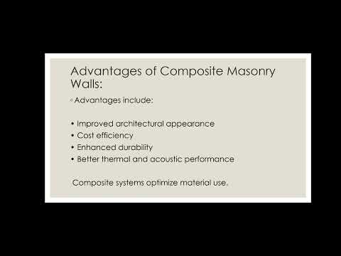 Building a Masonry Composite Wall for Bricks and Concrete Blocks