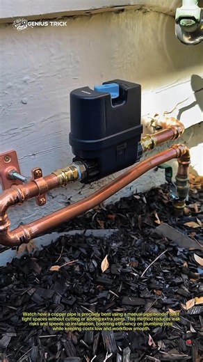 🔥 Genius Copper Pipe Bending Trick That Saves Time & Money!