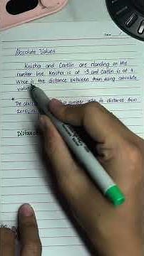 Solving Distance using Absolute Values #mathteachergon #maths