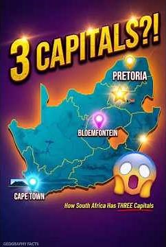 The Country With 3 Capitals 🤯