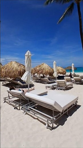 Platinum beach area ⛱️ Tropical & Caribe Deluxe Princess 🇩🇴 Punta Cana