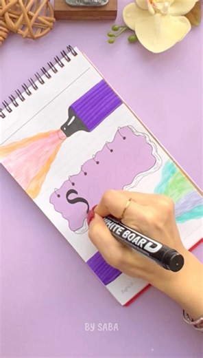 💜Science - Aesthetic Language Front Page - Easy Notebook Design #saba_creativeartist