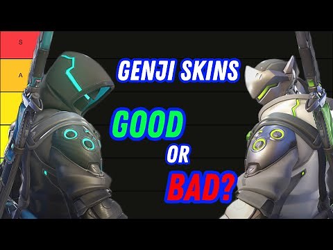 THE BEST GENJI SKIN TIERLIST!!!