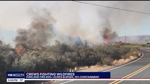 Crews continue to battle Arizona wildfires