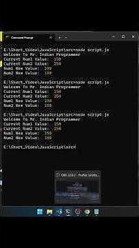 print swapping of two numbers in javascript | day - 39 #javascript #js #jssc #viral #ai #trending