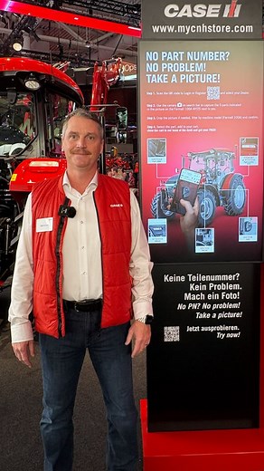 8.8K views · 204 reactions | At Agritechnica 2025 you can discover the Visual Recognition Tool: a smarter way to identify and order spare parts. Just snap a photo of the part you need on mycnhstore.com and our tool will instantly recognize it and help you order the right replacement in seconds.  Visit us at the Case IH stand, Hall 3 —we’re waiting for you! #CaseIH #RedPowerAtAgritechnica #VisualRecognitionTool | CASE IH | Facebook