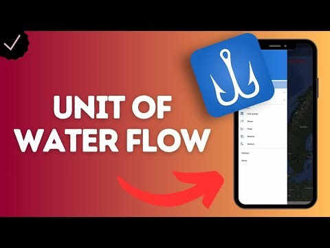 How to Set the Measurement Unit of Water Flow in Fishing Points App