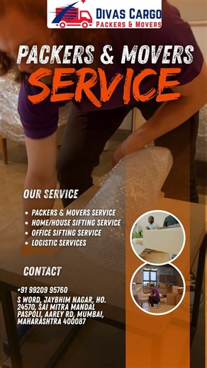 🚛 Trusted Packers & Movers in Mumbai | Safe & Fast Relocation Services 🏠📦| Divas Cargo