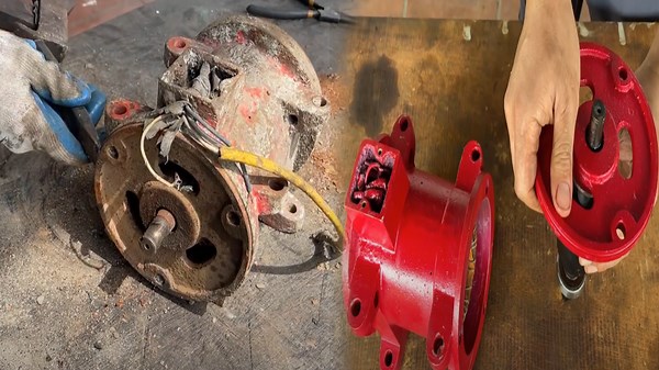 Fixing a Broken Concrete Compactor: Bringing Rusty Tools Back to Life