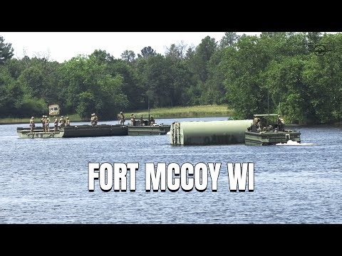 CSTX Bridging operations at Fort McCoy WI