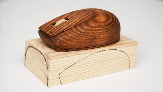 Crafting a custom wooden mouse to match my keyboard | DIY tech build
