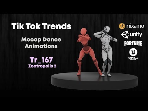 Mocap Dance Animation | Tr_167 | Shakira Zoo (Zootropolis 2)