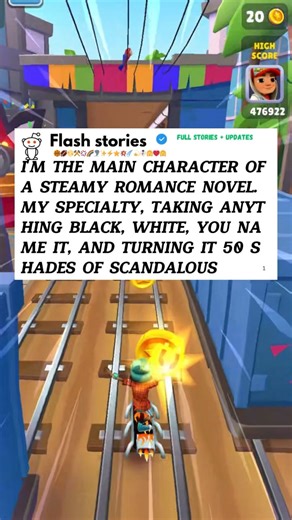 I'm the main character of a steamy romance novel. My specialty, taking anything black, white, you name it, and turning it 50 shades of scandalous | Flash Stories