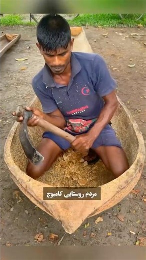 ساخت قایق های بی نقص از دل درخت پالمیرا!