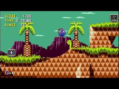 Sonic CD - Generator and Hologram Locations - Palmtree Panic Act 2