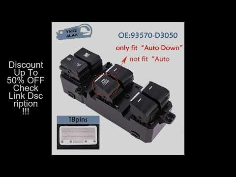 For Hyundai Tucson 2016 2017 2018 2019 Electric Master Power Window Control Switch Glass Lifter Butt