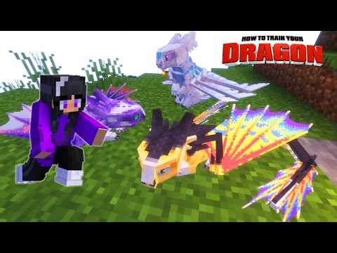 We Hatch the Prettiest Baby Dragons EVER in How to Train Your Dragon? / Claws of Berk Minecraft