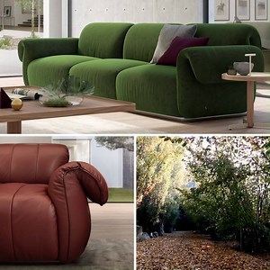 12K views · 113 reactions | Taking the Apulian colors and textures to enrich interior design solutions. Icon sofa is a journey characterized by comfort, style and great design. | Natuzzi | Facebook