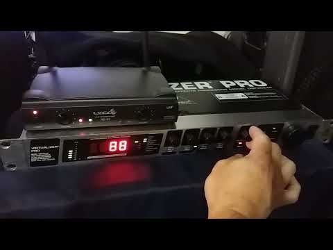 BEHRINGUER 2 TESTE VOCAL VIRTUALIZER PRO DSP 2024P - Unimack UR 7500M - SOM VINTAGE 80