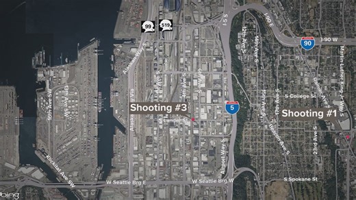 Seattle police investigating 3 separate shootings overnight