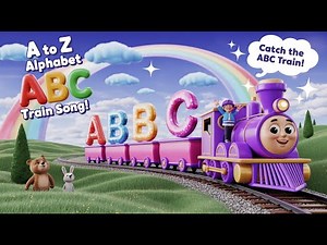 An Alphabet Train -Learning Letters | Alphabet Train Song | ABC Train is Coming | #kidsvideo #kids