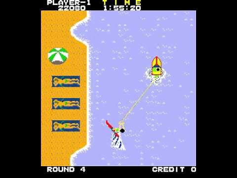 Arcade Game: Water Ski (1983 Taito)