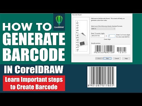 How to Generate Barcode in CorelDraw
