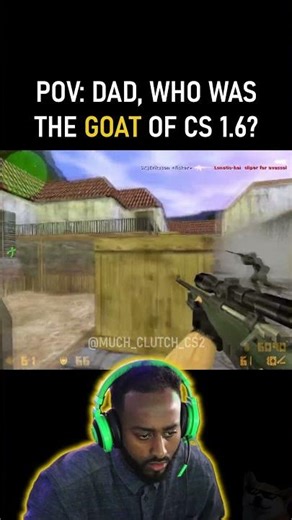 POV: Dad, who was the GOAT of CS 1.6? 🐐 #cs #cs16 #csgo #cs2 #pov #nostalgia #spawn