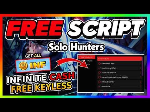 Solo Hunters Script *NO KEY* - KILL AURA, INF STATS, AUTOFARM + More!