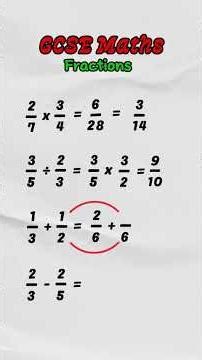 Fractions❤️ #gcse #gcsemaths #gcsemathsrevision #maths #math #gcserevision #revision #gcserevision
