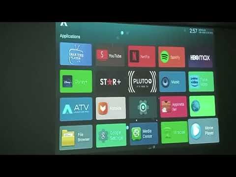 Proyector inFocus LP540 con tv box Android