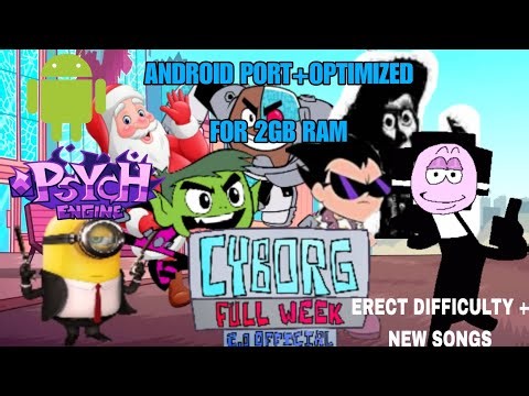 FNF- VS CYBORG 2.0 FULL WEEK UPDATE OPTIMIZED FOR 2GB RAM ANDROID