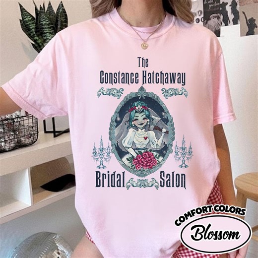 Comfort Color Vintage Constance Hatchaway Bridal Salon Shirt, the Haunted Mansion Shirt, Disney Ghost Bride Tee, WDW Vacation Trip RLTC07 - Etsy