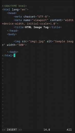 How to use img tag in HTML #coding #programming #html #webdesign #html5