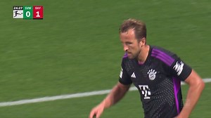 Harry Kane mis-judges header on Bayern debut